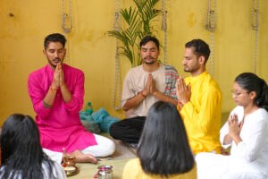 yoga opening ceremony upasana yogshala